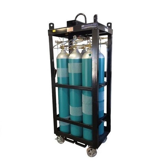 Khí Oxy công nghiệp 2.6 pallet nhóm chai 6x40L