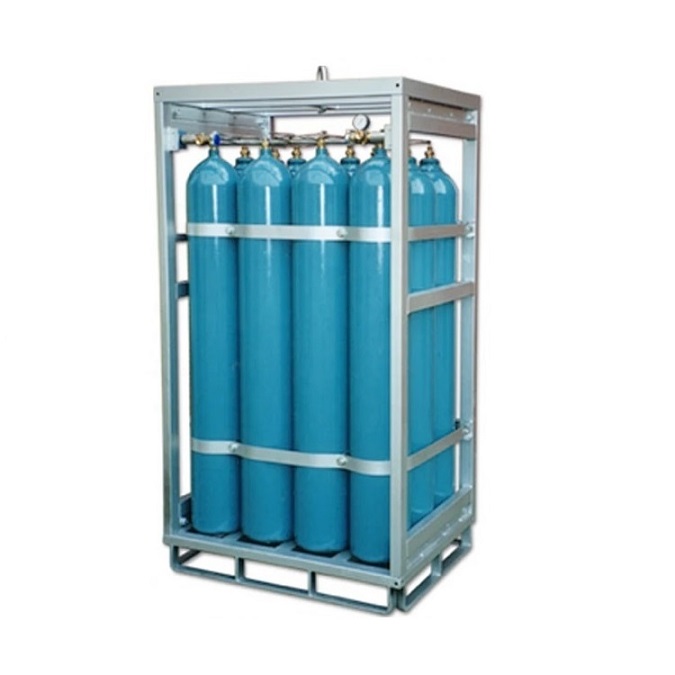 Khí Oxy công nghiệp 2.6 pallet nhóm chai 12x40L